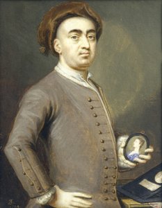 Selvportræt, 1724 (miniature)